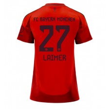 Bayern Munich Konrad Laimer #27 Hjemmedrakt Kvinner 2024-25 Kortermet